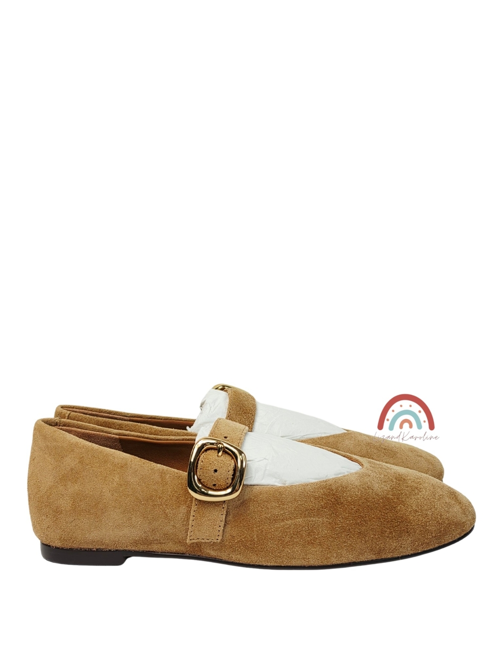 New! Madewell The Remy Mary Jane in Suede Dried Acorn 6 - Picture 3 of 16